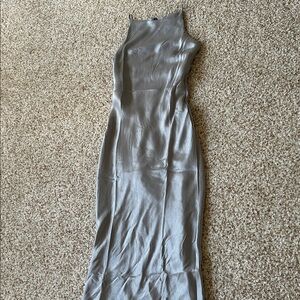 H&M Shimmering Gray Satin Camisole